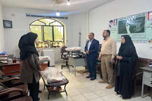 توزیع نان کامل در اداره آموزش و پرورش شهرستان کوار