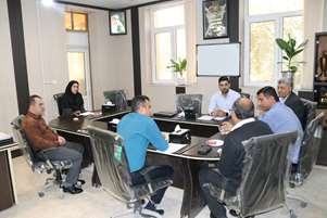 برگزاری کمیته کشاورزی در دفتر ریاست شبکه بهداشت و درمان شهرستان کوار
