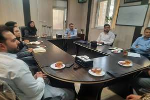 برگزاری جلسه مشترک با مسئولین اداره کار ، اتاق اصناف و اتحادیه ها
