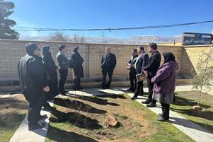 بازدید رئیس شبکه بهداشت کوار از خانه بهداشت هورباف و تأکید بر تسریع در رفع کاستی‌ها