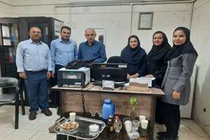 پایش و نظارت کارشناسان معاونت بهداشتی دانشگاه علوم پزشکی شیراز بر عملکرد واحد بهداشت حرفه‌ای شهرستان کوار