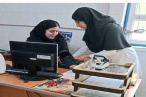 غربالگری و پایش فشار خون کارکنان به مناسبت هفته سلامت
