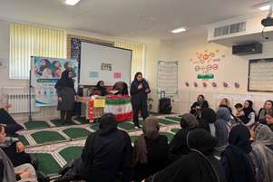 برگزاری برنامه آموزشی سبک زندگی سالم بانوان و باروری سالم به مناسبت هفته ملی بانوان در شهرستان کوار