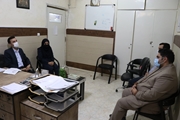 پایش و ارزیابی ستاد شبکه بهداشت و درمان کوار و مراکز بهداشتی تابعه توسط مدیر گروه سلامت محیط و کار دانشگاه علوم پزشکی شیراز