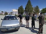 بازدید رییس شبکه بهداشت و درمان از اقدامات کنترلی ویروس کرونا در ورودی شهر کوار