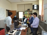 نظارت بازرسان بهداشت شبکه کوار بر لزوم رعایت پروتکل‌های بهداشتی در اجرای طرح فاصله‌گذاری هوشمند در ادارات شهرستان