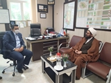 بازدید سرزده امام جمعه کوار از ستاد شبکه بهداشت و درمان شهرستان