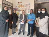 بازدید سرپرست معاونت بهداشت شبکه بهداشت و درمان شهرستان کوار از مرکز خدمات جامع سلامت مظفری
