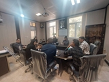جلسه سرپرست شبکه بهداشت و درمان شهرستان کوار با دهیار و شورای روستای دهداری