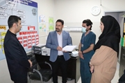بازدید دبیر ستاد نوروزی شهرستان‌های کوار، سروستان و خرامه از شبکه بهداشت و درمان کوار