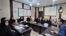 برگزاری کمیته درون‌بخشی مسئولین واحدهای ستادی به مناسبت هفته سلامت