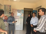 بازدید معاون بهداشتی شبکه بهداشت و درمان شهرستان کوار از خانه بهداشت روستای بورکی